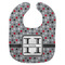 Red & Gray Polka Dots New Bib Flat Approval