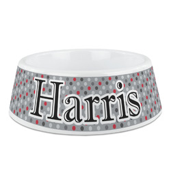 Personalised dog bowls outlet plastic