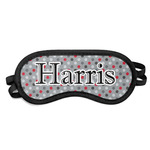 Red & Gray Polka Dots Sleeping Eye Mask (Personalized)