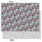 Red & Gray Polka Dots Tissue Paper - Heavyweight - Large - Front & Back