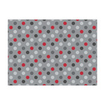 Red & Gray Polka Dots Large Tissue Papers Sheets - Heavyweight