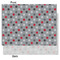 Red & Gray Polka Dots Tissue Paper - Heavyweight - Medium - Front & Back