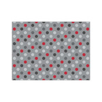 Red & Gray Polka Dots Medium Tissue Papers Sheets - Heavyweight