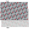 Red & Gray Polka Dots Tissue Paper - Heavyweight - XL - Front & Back