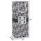 Red & Gray Polka Dots Wine Gift Bag - Dimensions