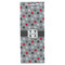 Red & Gray Polka Dots Wine Gift Bag - Matte - Front