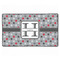 Red & Gray Polka Dots XXL Gaming Mouse Pads - 24" x 14" - APPROVAL