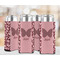 Polka Dot Butterfly 12oz Tall Can Sleeve - Set of 4 - LIFESTYLE