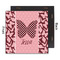 Polka Dot Butterfly 12x12 Wood Print - Front & Back View