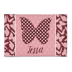 Polka Dot Butterfly 2' x 3' Indoor Area Rug (Personalized)