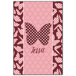 Polka Dot Butterfly Wood Print - 20x30 (Personalized)