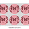 Polka Dot Butterfly 3" Multipurpose Round Labels - Sheet