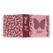 Polka Dot Butterfly 3 Ring Binders - Full Wrap - 2" - OPEN OUTSIDE