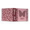 Polka Dot Butterfly 3 Ring Binders - Full Wrap - 3" - OPEN OUTSIDE