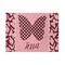 Polka Dot Butterfly 5'x7' Patio Rug - Front/Main