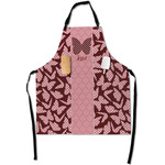 Polka Dot Butterfly Apron With Pockets w/ Name or Text