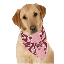 Polka Dot Butterfly Dog Bandana Scarf w/ Name or Text