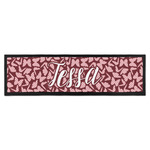 Polka Dot Butterfly Bar Mat - Large (Personalized)