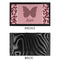 Polka Dot Butterfly Bar Mat - Small - APPROVAL