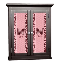 Polka Dot Butterfly Cabinet Decal - XLarge (Personalized)