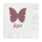 Polka Dot Butterfly Embossed Decorative Napkins (Personalized)