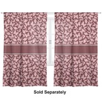 Polka Dot Butterfly Curtain Panel - Custom Size