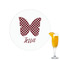 Polka Dot Butterfly Drink Topper - Small - Single with Drink