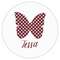 Polka Dot Butterfly Drink Topper - XLarge - Single