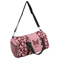 Polka Dot Butterfly Duffel Bag - Large (Personalized)