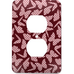 Polka Dot Butterfly Electric Outlet Plate