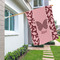 Polka Dot Butterfly House Flags - Single Sided - LIFESTYLE