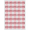 Polka Dot Butterfly Icing Circle - XSmall - Set of 35