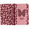 Polka Dot Butterfly Large Hard Cover Journal - Apvl