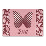 Polka Dot Butterfly Large Rectangle Car Magnet (Personalized)