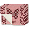 Polka Dot Butterfly Linen Placemat - MAIN Set of 4 (single sided)