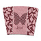 Polka Dot Butterfly Party Cup Sleeves - without bottom - FRONT (flat)