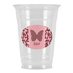 Polka Dot Butterfly Party Cups - 16oz (Personalized)