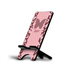 Polka Dot Butterfly Cell Phone Stand (Small) (Personalized)