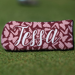 Polka Dot Butterfly Blade Putter Cover (Personalized)