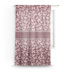 Polka Dot Butterfly Sheer Curtain - 50"x84"