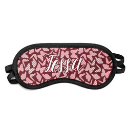 Polka Dot Butterfly Sleeping Eye Mask - Small (Personalized)