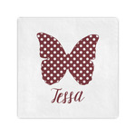 Polka Dot Butterfly Standard Cocktail Napkins (Personalized)