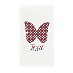 Polka Dot Butterfly Guest Paper Towels - Full Color - Standard (Personalized)