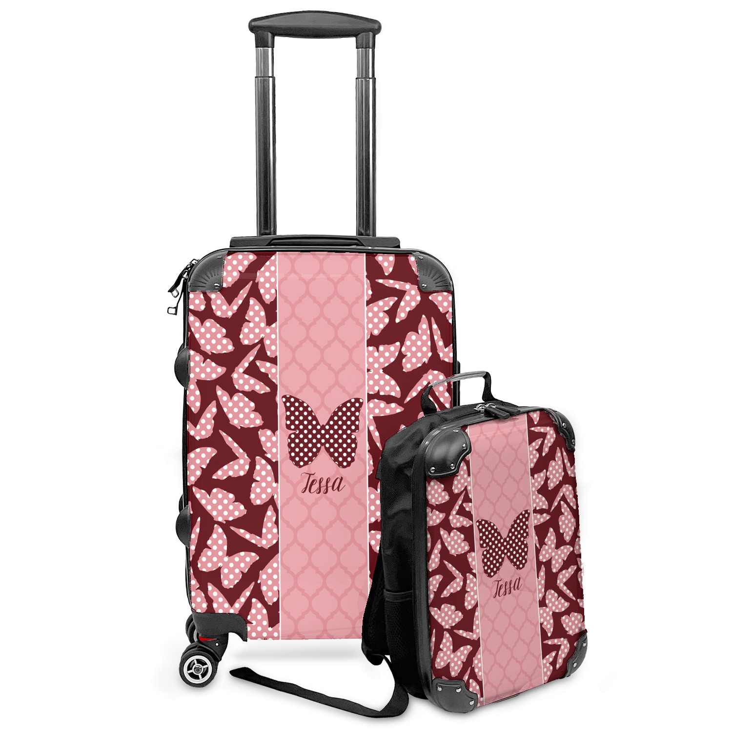 Butterfly luggage sets on sale