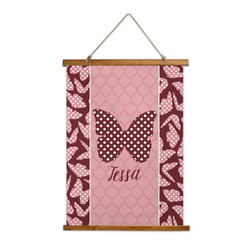 Polka Dot Butterfly Wall Hanging Tapestry (Personalized)