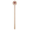 Polka Dot Butterfly Wooden 7.5" Stir Stick - Round - Single Stick