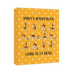 Yoga Dogs Sun Salutations Canvas Print (Personalized)