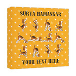 Yoga Dogs Sun Salutations Canvas Print - 12x12 (Personalized)