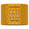 Yoga Dogs Sun Salutations 16" Drum Lampshade - FRONT (Fabric)