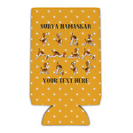 Yoga Dogs Sun Salutations Can Cooler (16 oz) (Personalized)